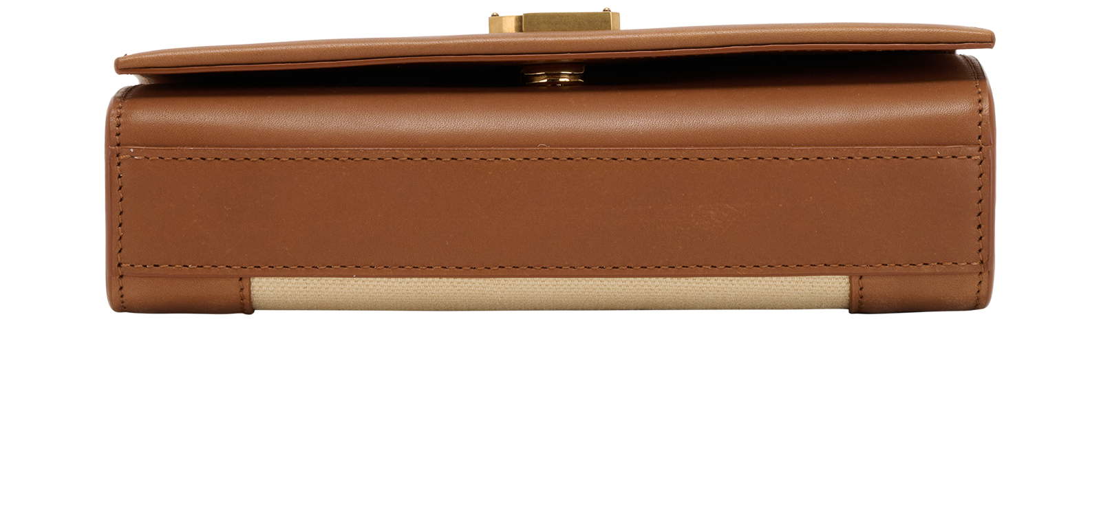 Kate Crossbody, &pound;750, Handbags, Cream/Tan, Canvas/Leather, Top view